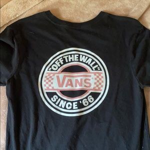 Vans  Checkered logo graphic tee